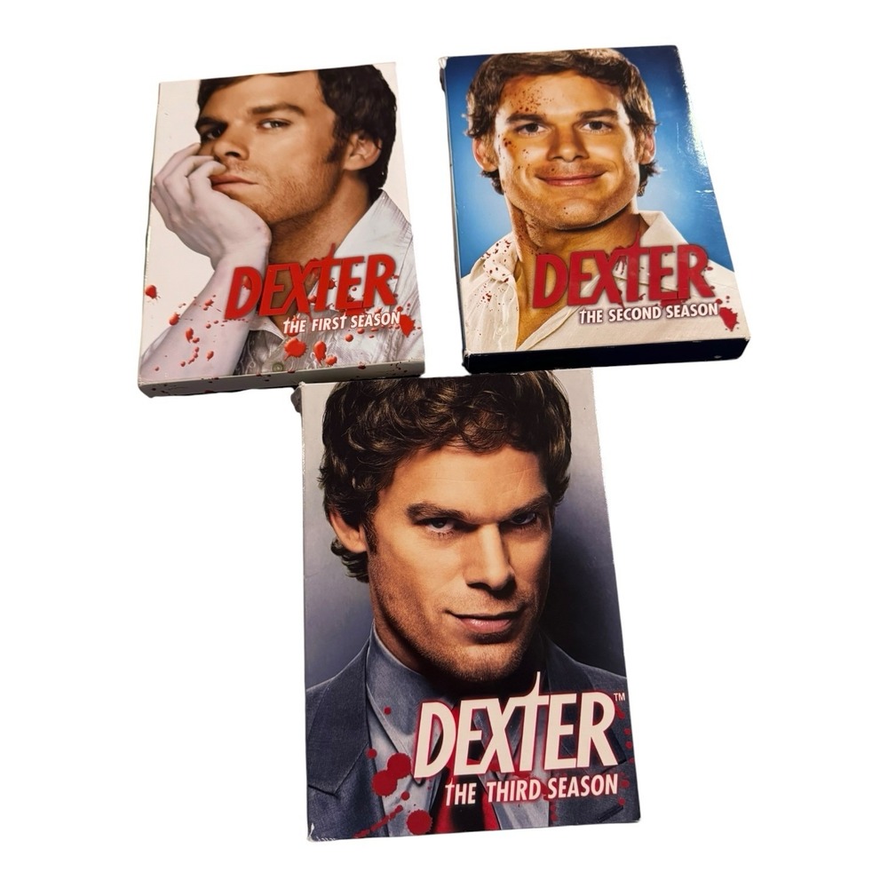 Dexter Seasons 1 2 3 DVD Box Set Bundle Showtime Michael C Hall TV Series